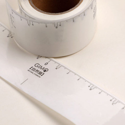 50Pcs Eyebrow Stencil Microblading Ruler Sticker