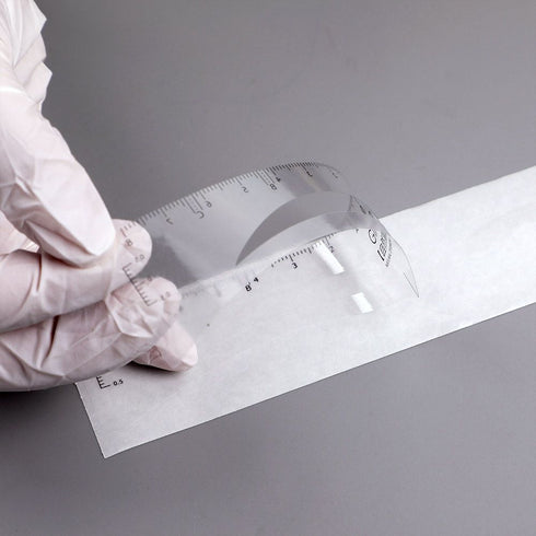 50Pcs Eyebrow Stencil Microblading Ruler Sticker