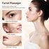 QUELLE Face Massager, Anti-Aging Neck Eye Massager with 7 Colors 3 Modes, Facial Massager for Skin Care, Anti-Wrinkle Device for Slimming Face AM-816 (White)