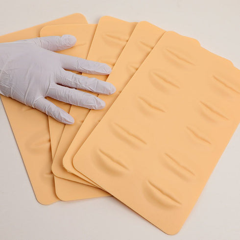 3D stereoscopic Lip Eye Permanent Makeup Tattoo Practice Skins 5pcs