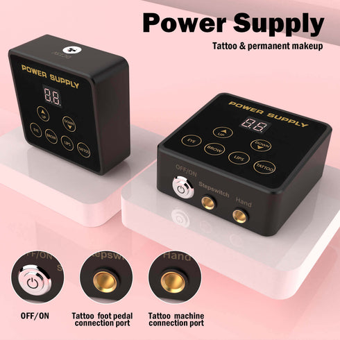 EM165 RCA-Connected Permanent Makeup Machine Kit