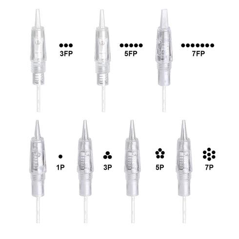 PMU Cartridges 15PCS Mixed (1R/3R/5R)