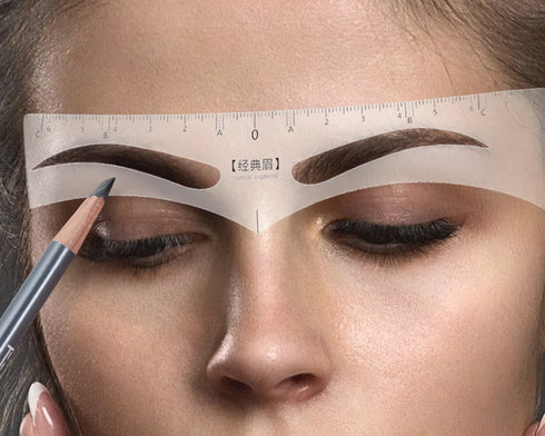 50Pcs Eyebrow Ruler Sticker for Microblading