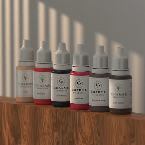 Permanent Makeup Pigment Kit 6 Colors