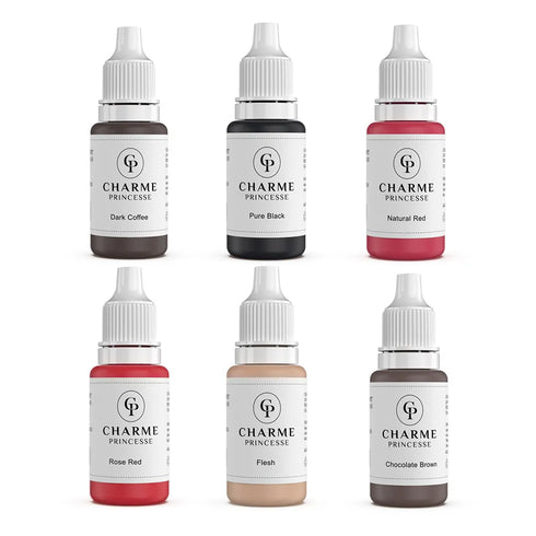 Permanent Makeup Pigment Kit 6 Colors