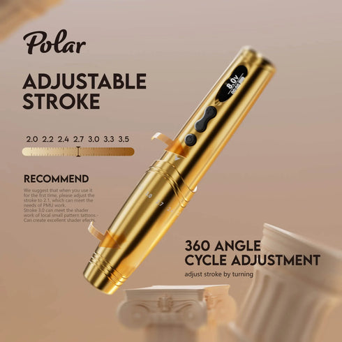 Quelle Polar Wireless PMU Machine — 800 mAh Battery, Type-C Rapid Charge, 5–8 V Adjustable & 7 Stroke