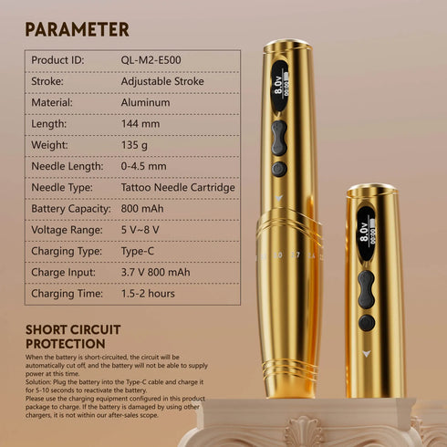 Quelle Polar Wireless PMU Machine — 800 mAh Battery, Type-C Rapid Charge, 5–8 V Adjustable & 7 Stroke