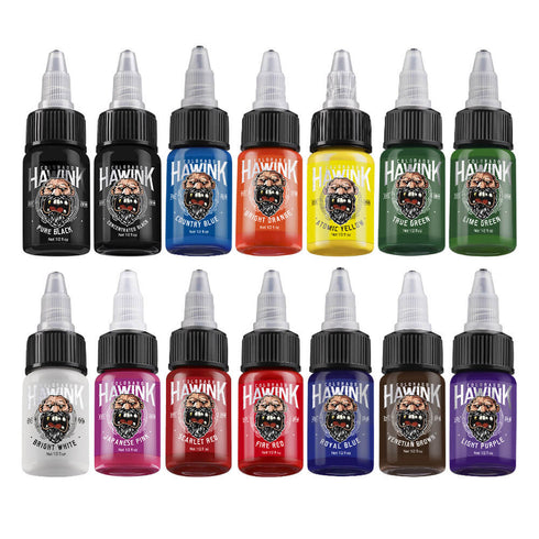 Tattoo Ink Colors Set 15ml/30ml HAWINK