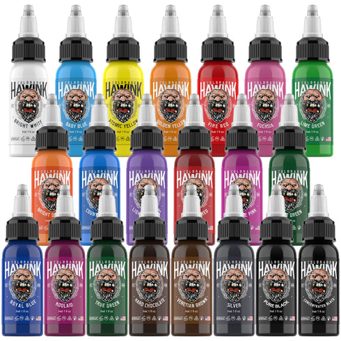 Tattoo Ink Colors Set 15ml/30ml HAWINK