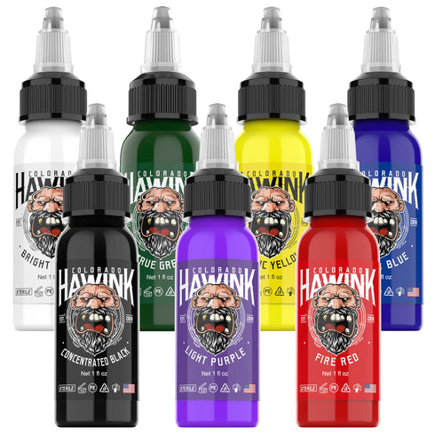 Tattoo Ink Colors Set 15ml/30ml HAWINK