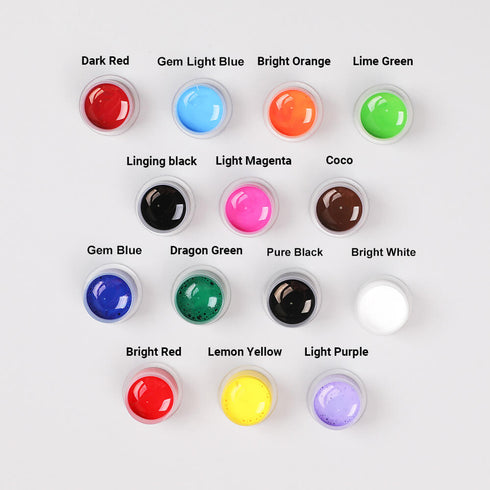 Tattoo Ink Set 7/14 Colors 15ml Bottles Stigma