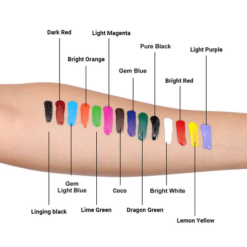 Tattoo Ink Set 7/14 Colors 15ml Bottles Stigma