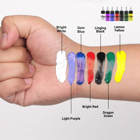 Tattoo Ink Set 7/14 Colors 15ml Bottles Stigma