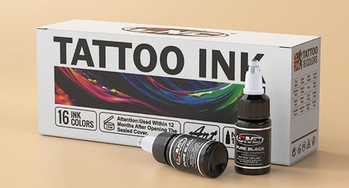 Tattoo Ink Set 10/16 Colors 15ml Bottles CNC
