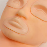 Removable Silicone Mannequin Training Head Model - Replacement Parts 2 Eyes + 1 Lips