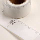 50Pcs Eyebrow Stencil Microblading Ruler Sticker