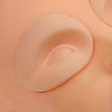 Removable Silicone Mannequin Training Head Model - Replacement Parts 2 Eyes + 1 Lips