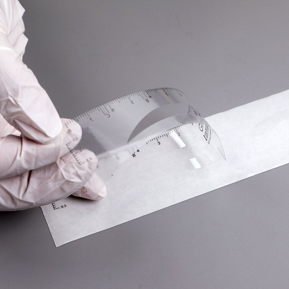 50Pcs Eyebrow Stencil Microblading Ruler Sticker
