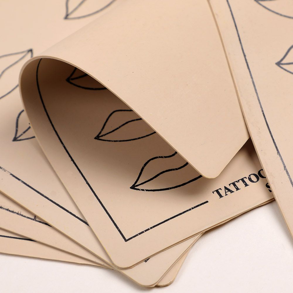 Multi-purpose microblades tattoo practice skin 5pcs - Lip