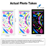 PFARRER 20 Sheet Glow in The Dark Neon Temporary Tattoos/Tattoo Stencils