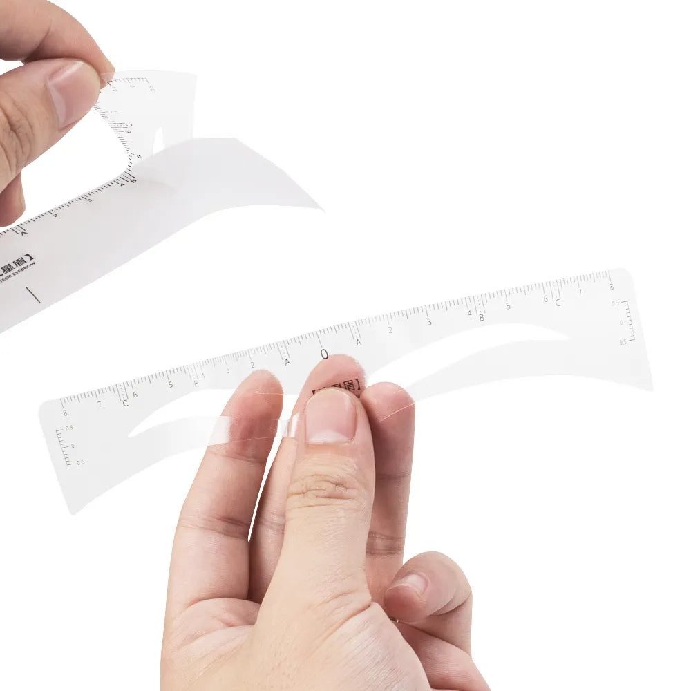 50Pcs Eyebrow Ruler Sticker for Microblading