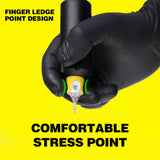 Quelle Tattoo Needle Cartridges Finger Ledge Round Shader RS 16PCS
